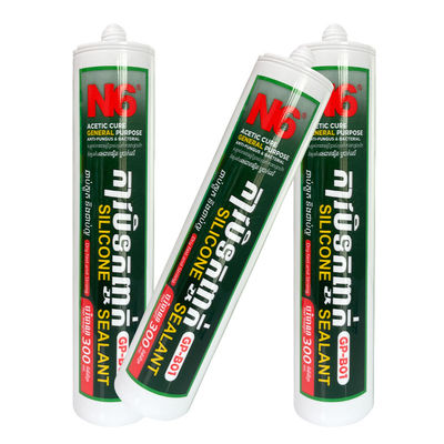 Καλή τιμή. Λευκό διαυγές αδιάβροχο σιλικόνιο ακετοξικού οξέος σε απευθείας σύνδεση