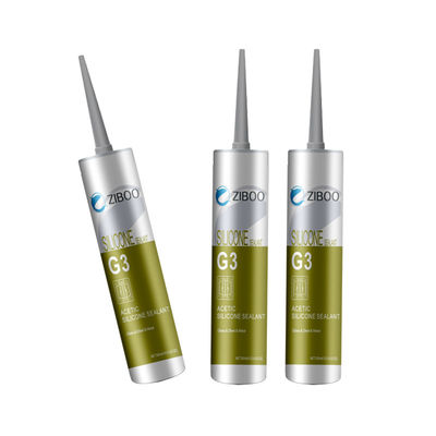 Διαφανές Σφραγιστικό Σιλικόνης Οξικού Σκληρυντικού 300ml Γυαλί Αλουμίνιο Κουζίνα Μπάνιο