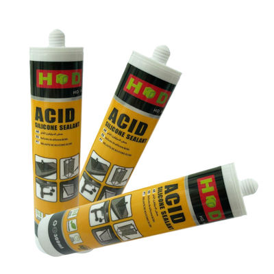 OEM Μαύρη Οξική Γενική Σιλικόνη Κόλλα Αδιάβροχο Γυαλί Παράθυρο