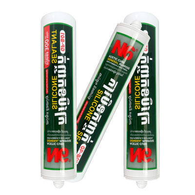 Διαυγές λευκό αδιάβροχο παράθυρο γυαλί μπάνιο κουζίνα οξύ σιλικόνιο σφραγιστικό