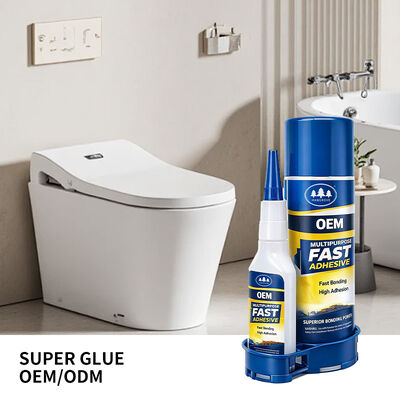 Large Manufacturer Fast Adhesive Bonding Wood Metal Leather Plastic400ml Activator and 100g Cynacrylate Instant Adhesive