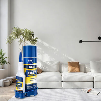 Καλή τιμή. Φαρμακευτική παραγωγή Super Glue Cyanoacrylate Adhesive 400ml και 100g Spray Activator Δυο συστατικά άμεση κόλλα σε απευθείας σύνδεση